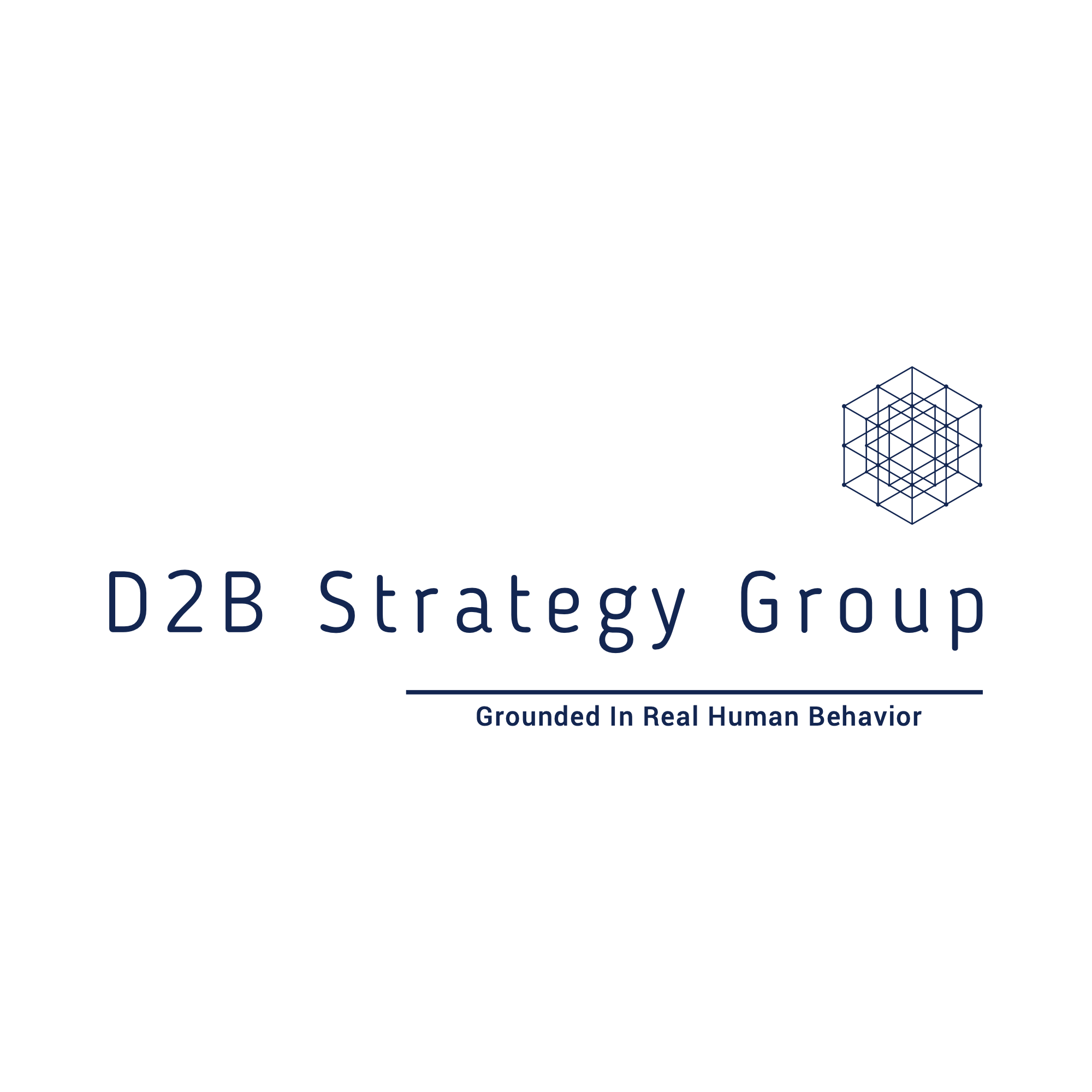 D2B Strategy Group. Grounded in real human behavior.
